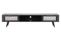 Thumbnail for NovaSolo Nordic TV Dresser with Drawers TV Dresser NovaSolo Nordic Black 2 Drawer 
