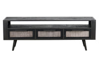 Thumbnail for NovaSolo Nordic TV Dresser with Drawers TV Dresser NovaSolo Nordic Black 3 Drawer 