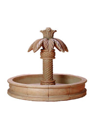 Thumbnail for Palm Springs Cast Stone Outdoor Garden Fountain Small Fountain Tuscan 