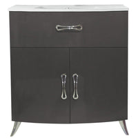Thumbnail for EVIVA Lina 24 Inch Freestanding Vanity Vanity Eviva Grey 