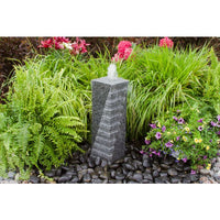 Thumbnail for Real Stone Fountains ABGF10K Polished Diagonal 24″ - Granite Fountain Kit Fountain Blue Thumb 