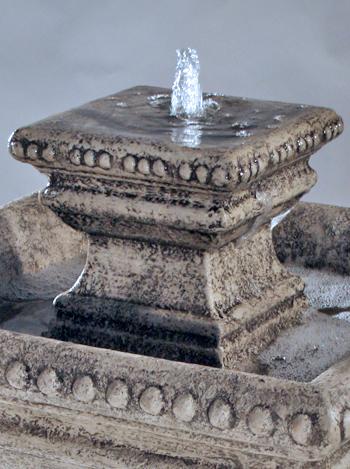 Square Antiqua Fountain Fountain Fiore Stone 