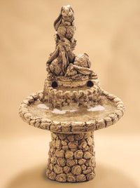 Thumbnail for Bunny Cast Stone Fountain Fountain Fiore Stone 