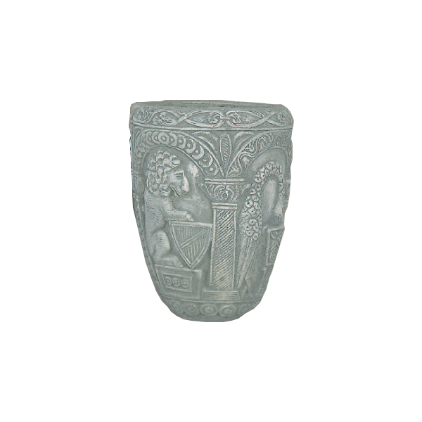 Byzantine Tree Planter Cast Stone Outdoor Garden Planter Planter Tuscan 