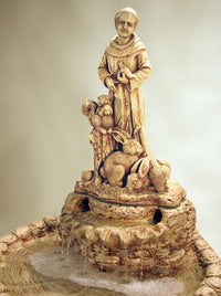 Thumbnail for St. Francis Cast Stone Fountain Fountain Fiore Stone 