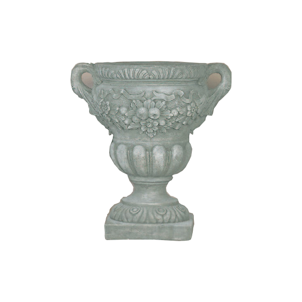 Impero Urn Cast Stone Outdoor Garden Planter Planter Tuscan 