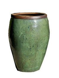 Thumbnail for Campania International Glazed Terra cotta Kuro Jar Urn/Planter Campania International 