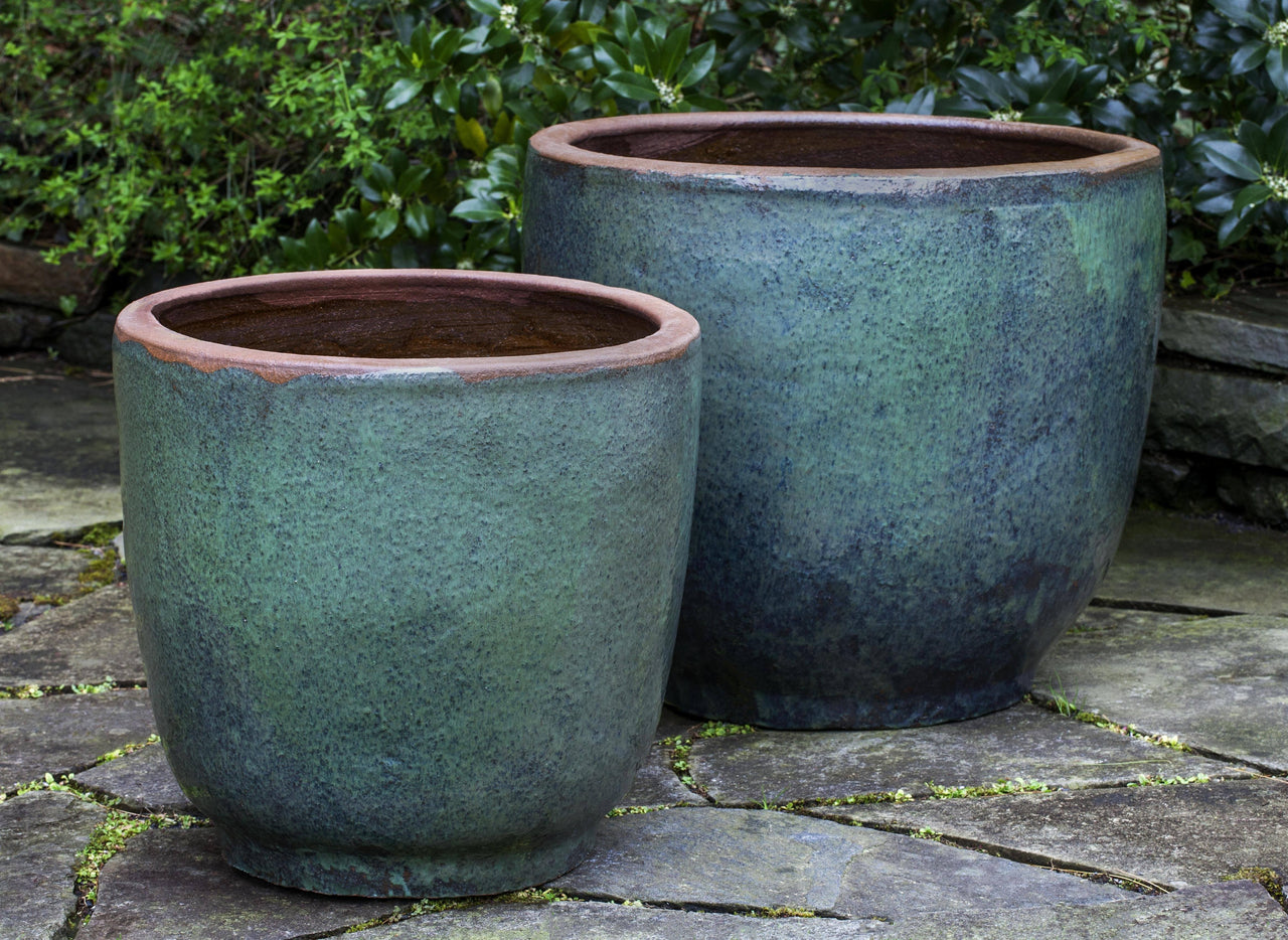 Campania International Glazed Terra Cotta Nari Planter Urn/Planter Campania International 
