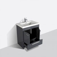 Thumbnail for Eviva Lugano 30″ Modern Bathroom Vanity w/ White Integrated Top Vanity Eviva 