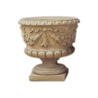 Thumbnail for Rimini Urn Cast Stone Outdoor Garden Planter Planter Tuscan 