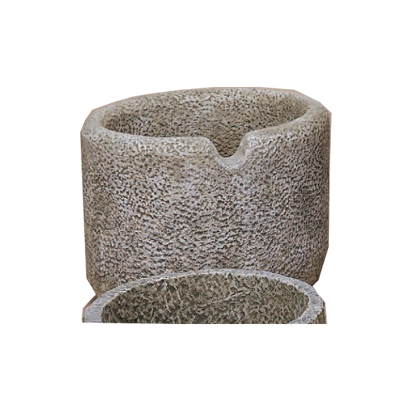 Mortaio Grande Cast Stone Outdoor Garden Planter Planter Tuscan 