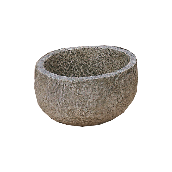 Mortaio Tondo Cast Stone Outdoor Garden Planter Planter Tuscan 