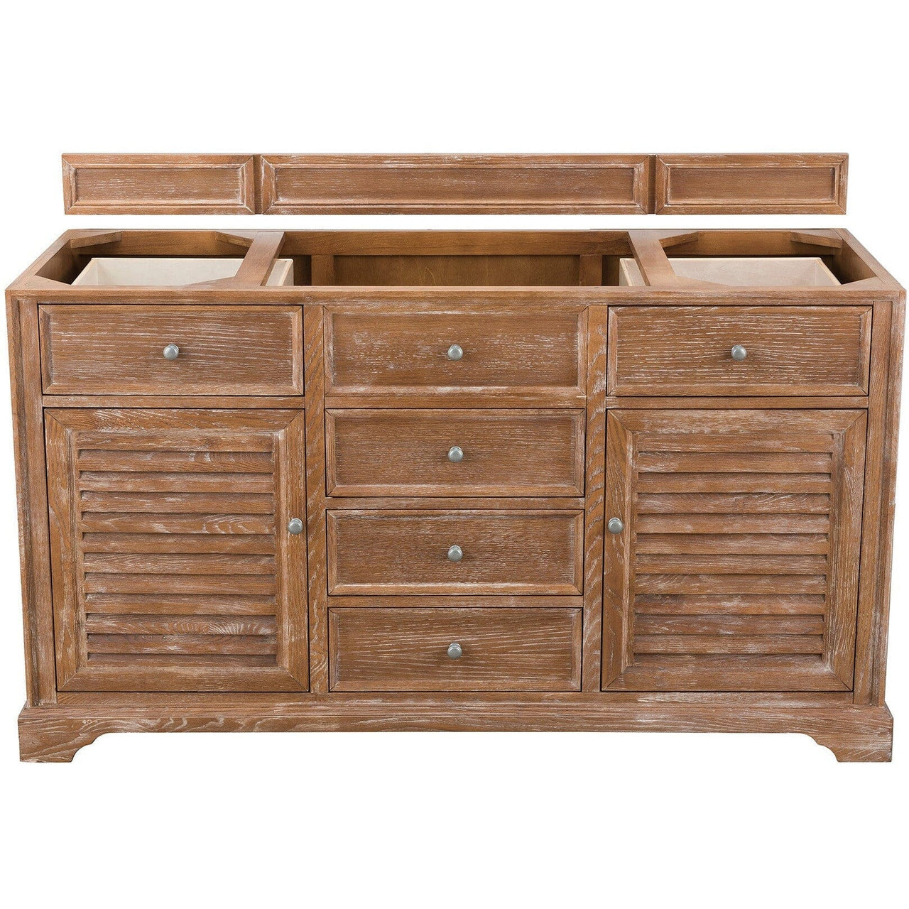 James Martin Savannah 60" Single Vanity Vanity James Martin Driftwood Cabinet Only 