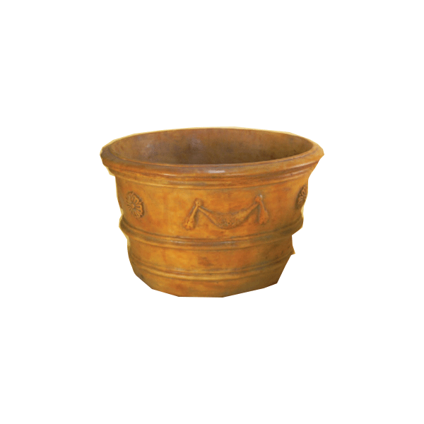 Festa Pot Cast Stone Outdoor Garden Planter Planter Tuscan 