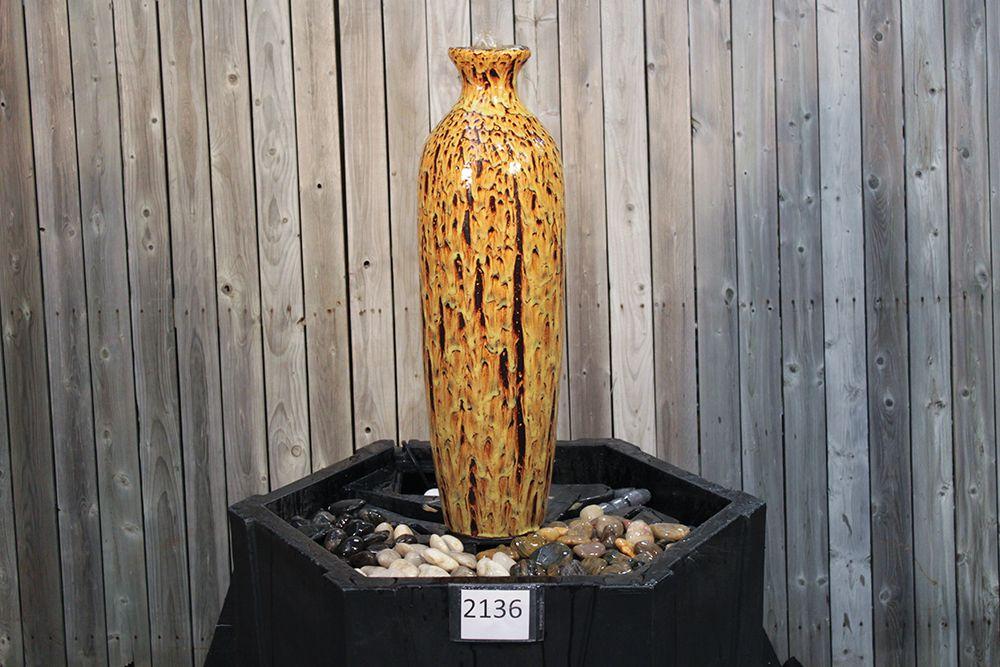 Chianti FNT2136 Ceramic Vase Complete Fountain Kit Vase Fountain Blue Thumb 