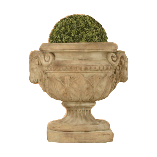 Ducale Urn Cast Stone Outdoor Garden Planter Planter Tuscan 