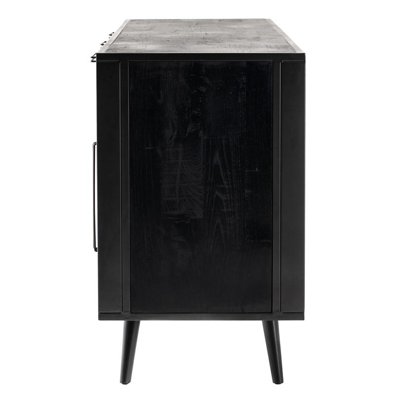 NovaSolo Nordic Mindi Rattan Buffet 5 Doors 3 Drawers Buffet NovaSolo 