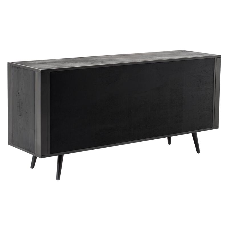 NovaSolo Nordic Mindi Rattan Buffet 5 Doors 3 Drawers Buffet NovaSolo 