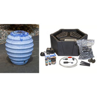 Thumbnail for Genova FNT2143 Ceramic Vase Complete Fountain Kit Vase Fountain Blue Thumb 