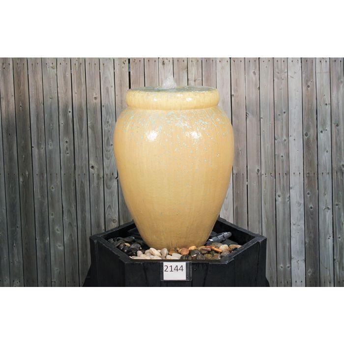 Oil Jar FNT2144 Ceramic Vase Complete Fountain Kit Vase Fountain Blue Thumb 