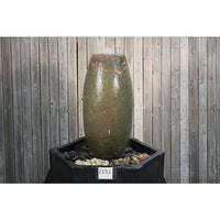 Thumbnail for Closed Top FNT2151 Ceramic Vase Complete Fountain Kit Vase Fountain Blue Thumb 