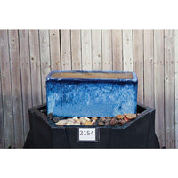 Thumbnail for One of a Kind FNT2154 Ceramic Vase Complete Fountain Kit Vase Fountain Blue Thumb 