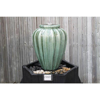 Thumbnail for One of a Kind FNT2163 Ceramic Vase Complete Fountain Kit Vase Fountain Blue Thumb 
