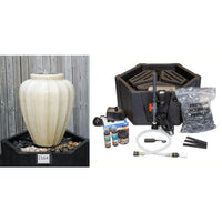 Thumbnail for One of a Kind FNT2164 Ceramic Vase Complete Fountain Kit Vase Fountain Blue Thumb 