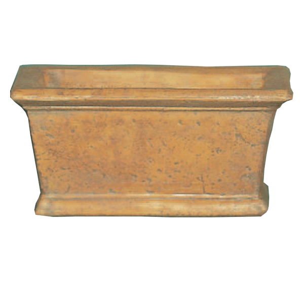Rectangular Planter Box Cast Stone Outdoor Garden Planter Planter Tuscan 