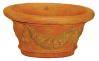 Thumbnail for Oval Garden Pot Cast Stone Outdoor Garden Plante Planter Tuscan 