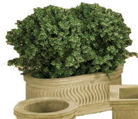 Thumbnail for Scroll Planter Cast Stone Outdoor Garden Planter Planter Tuscan 