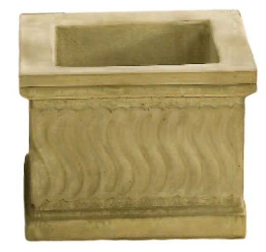 Scroll Planter Cast Stone Outdoor Garden Planter Planter Tuscan 