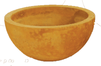 Thumbnail for Deep Bowl Cast Stone Outdoor Garden Planter Planter Tuscan 