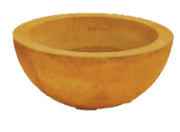 Thumbnail for Deep Bowl Cast Stone Outdoor Garden Planter Planter Tuscan 