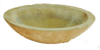 Thumbnail for Shallow Bowl Cast Stone Outdoor Garden Planter Planter Tuscan 