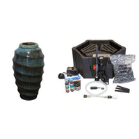 Thumbnail for One of a Kind FNT2231 Ceramic Vase Complete Fountain Kit Vase Fountain Blue Thumb 