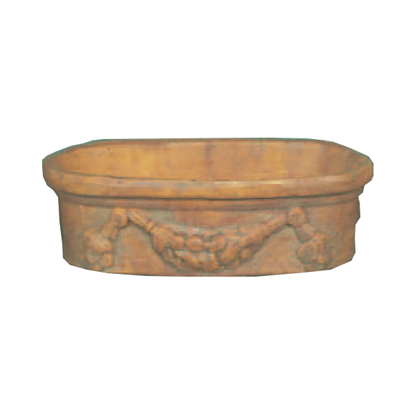 Conchina Cast Stone Outdoor Garden Planter Planter Tuscan 
