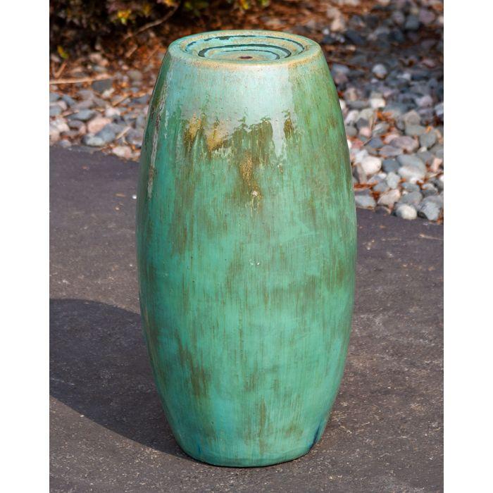 Closed Top FNT2246 Ceramic Vase Complete Fountain Kit Vase Fountain Blue Thumb 