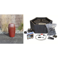 Thumbnail for Closed Top FNT2313 Ceramic Vase Complete Fountain Kit Vase Fountain Blue Thumb 