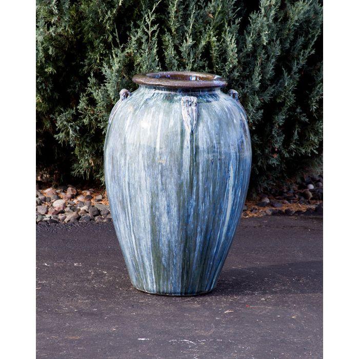 Amphora FNT2347 Ceramic Vase Complete Fountain Kit Vase Fountain Blue Thumb 