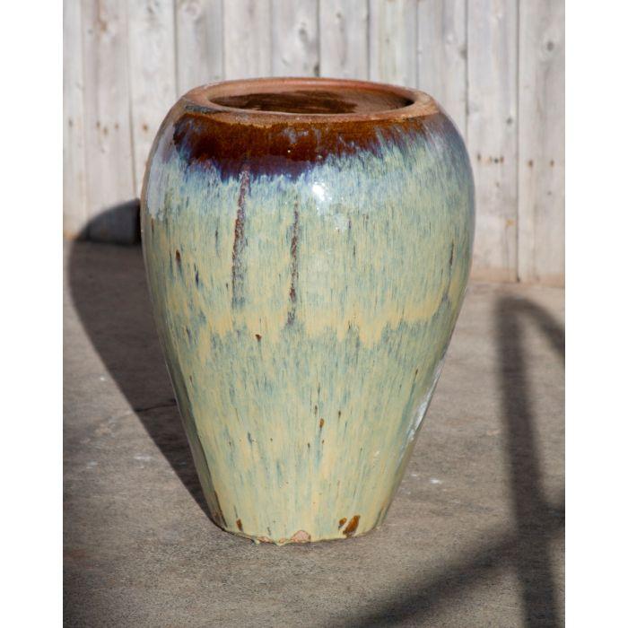 Tuscany FNT2357 Ceramic Triple Vase Complete Fountain Kit Vase Fountain Blue Thumb 