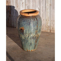 Thumbnail for Tuscany FNT2361 Ceramic Triple Vase Complete Fountain Kit Vase Fountain Blue Thumb 