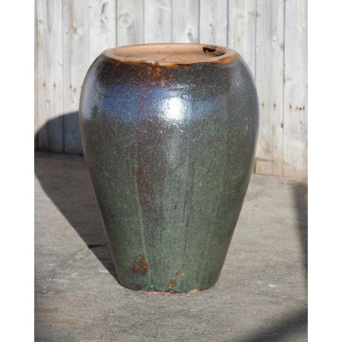 Tuscany FNT2368 Ceramic Triple Vase Complete Fountain Kit Vase Fountain Blue Thumb 