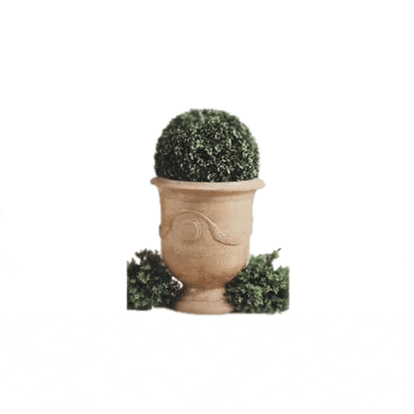 Anduze Pot Small Outdoor Cast Stone Planter Planter Tuscan 