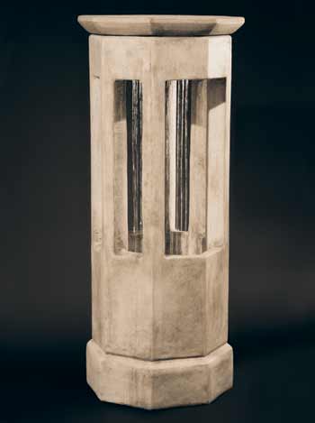 Octagon Rain Fountain Fountain Fiore Stone 
