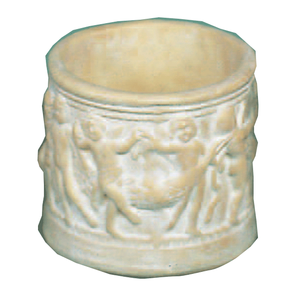 Cherubin Pot Cast Stone Outdoor Garden Planter Planter Tuscan 