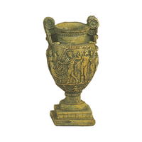 Thumbnail for Greco Roman Urn Cast Stone Outdoor Garden Planter Planter Tuscan 