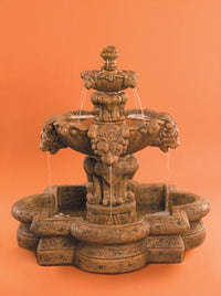 Thumbnail for Courtyard Lion Fountain, Small Fountain Fiore Stone 