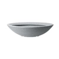 Thumbnail for Shallow Small Outdoor Cast Stone Bowl Planter Planter Tuscan 