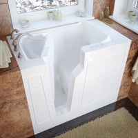 Thumbnail for MediTub Walk-In 26 x 46 Left Drain White Whirlpool Jetted Walk-In Bathtub Walk In Tubs MediTub 